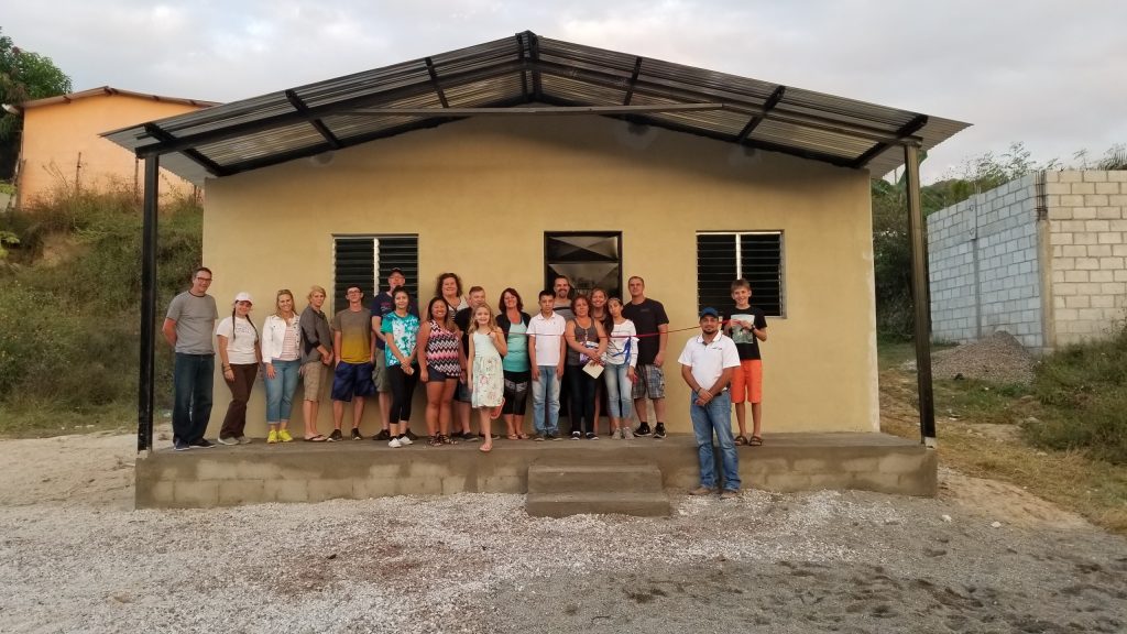 Grand opening for a house that PBI employees helped build on a trip to Guatemala for Hope of Life